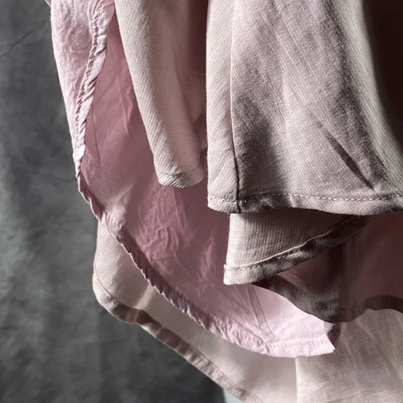 Hommage Pale Lavender Flowy Tank Top Crop - Picture 2 of 8